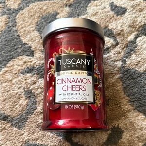 Cinnamon Cheers Red Candle